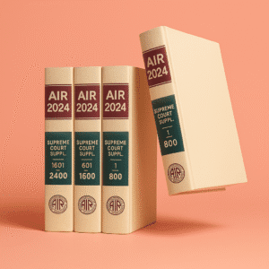 Cover of Supreme Court Supplement - Digests & Supllements at All India Reporter Shop