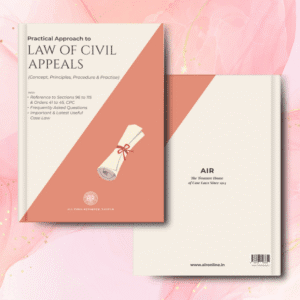 Cover of “Law of Civil Appeals” law book – All India Reporter Shop