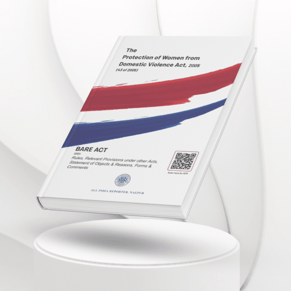 Cover of “DV Act, 2005” Bare Act – All India Reporter Shop