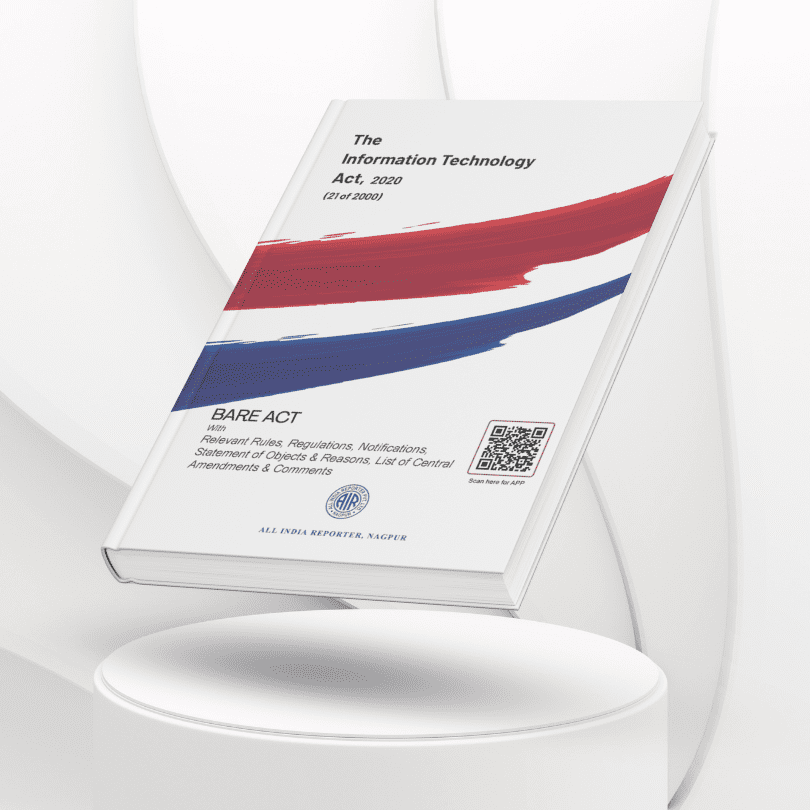 Cover of “IT Act, 2000” Bare Act – All India Reporter Shop