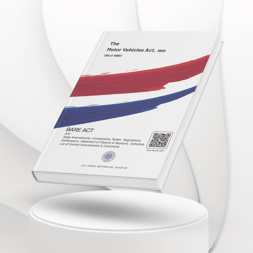 Cover of “Motor Vehicles Act, 1988” Bare Act – All India Reporter Shop