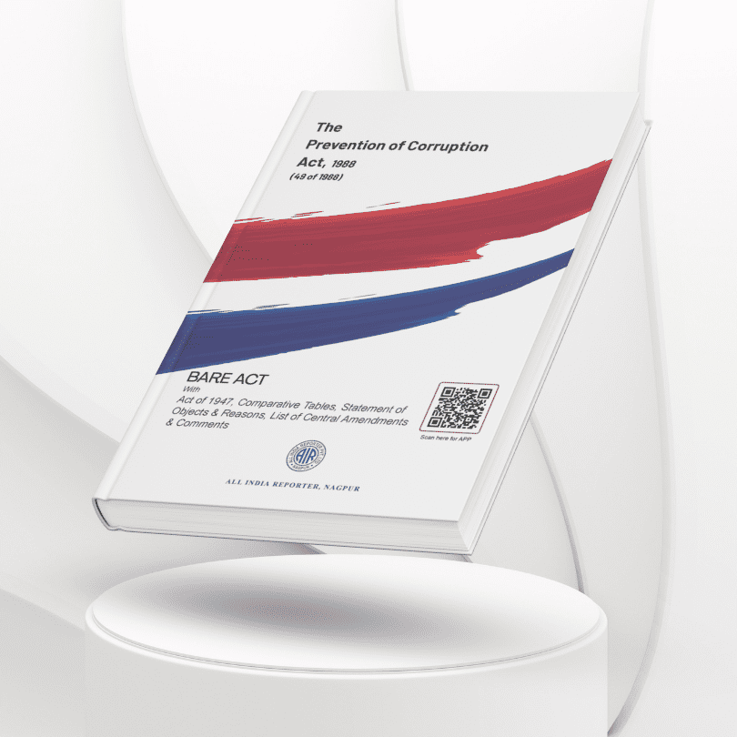 Cover of “Prevention of Corruption Act, 1988” Bare Act – All India Reporter Shop