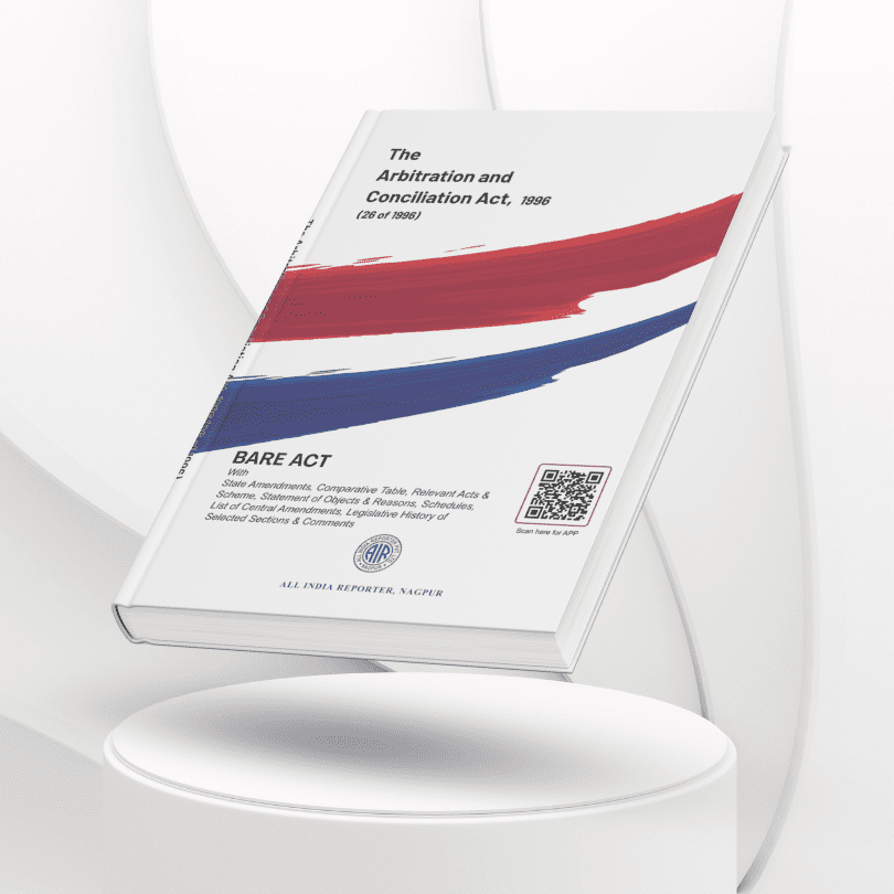 Cover of “Arbitration and Conciliation Act, 1996” Bare Act – All India Reporter Shop