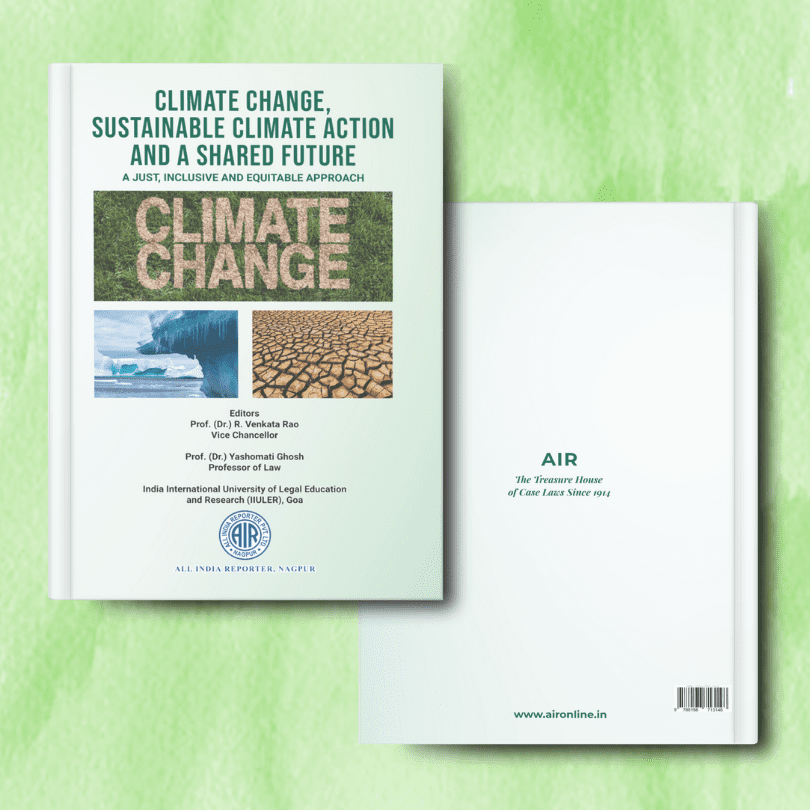 Cover of “Climate Change and Law” – All India Reporter Shop