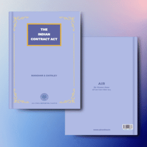 Cover of “Indian Contract Act, 1872” – All India Reporter Shop