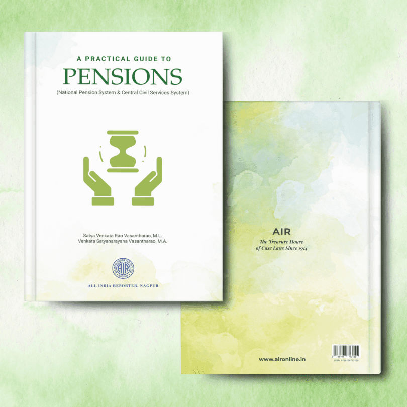 Cover of “A Practical Guide to Pensions” – All India Reporter Shop