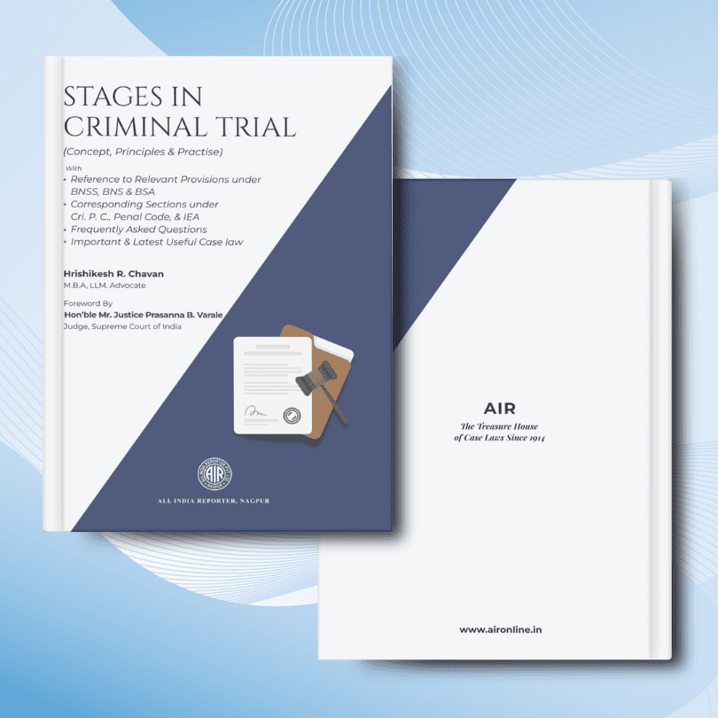Cover of “Stages in Criminal Trial” – All India Reporter Shop