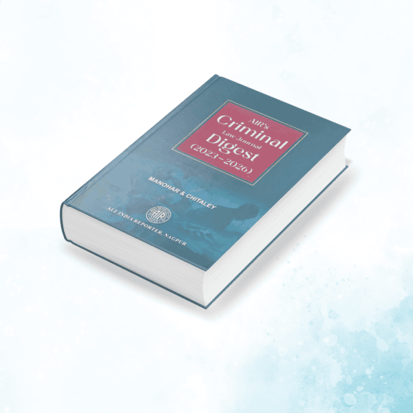 AIR Criminal Law Journal Digest